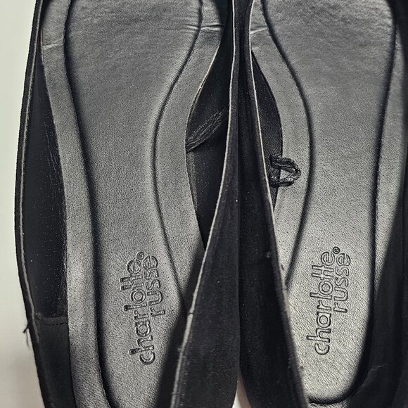 Charlotte Russe Black Pointy Flats - Picture 8 of 8